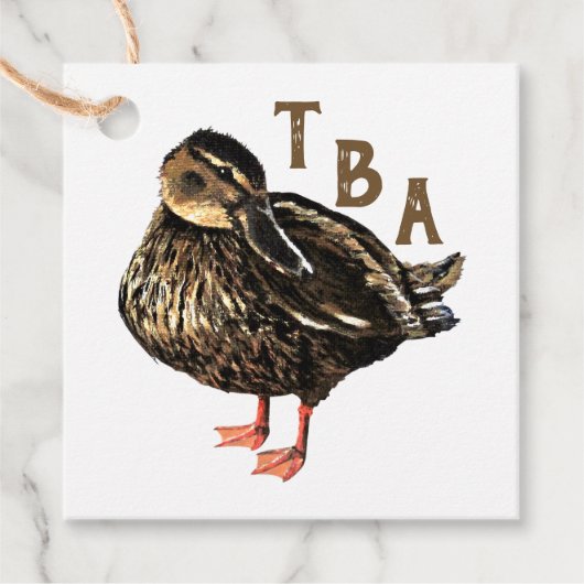 ダックギフトラベル フェイバータグ (正面)