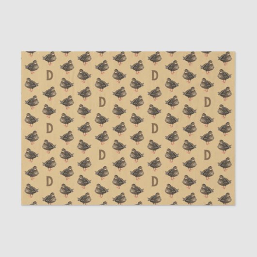 ダックギフト包装ティッシュペーパー 薄葉紙 (正面)