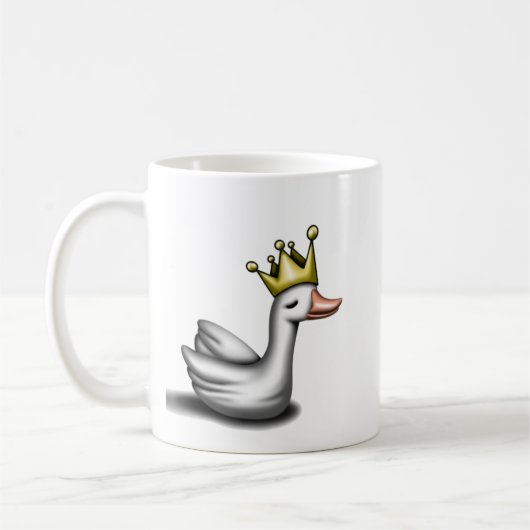 ダッククイーン コーヒーマグカップ (左)