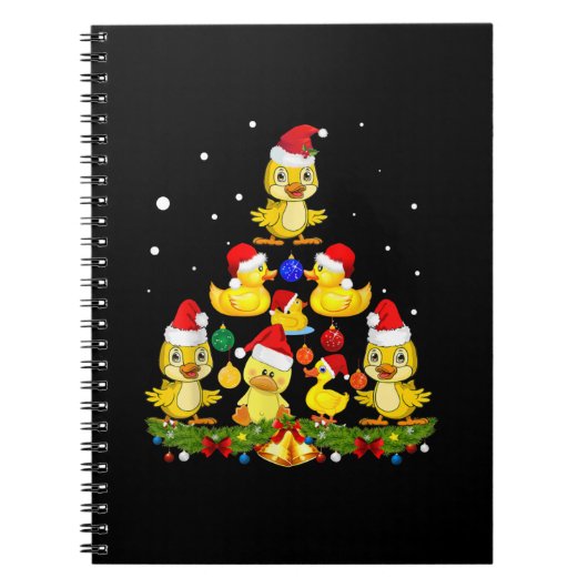 ダッククリスマスツリー ノートブック (正面)