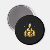 ダッククリスマスツリー マグネット (正面/裏面)