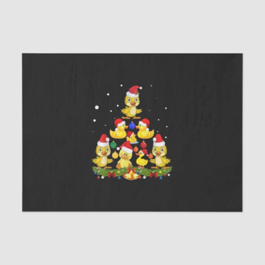 ダッククリスマスツリー 薄葉紙 (正面)
