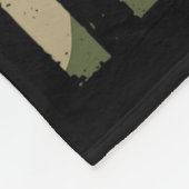 ダッククール狩りデザイン男性へウィメンワイルドライフデュュ フリースブランケット (角)