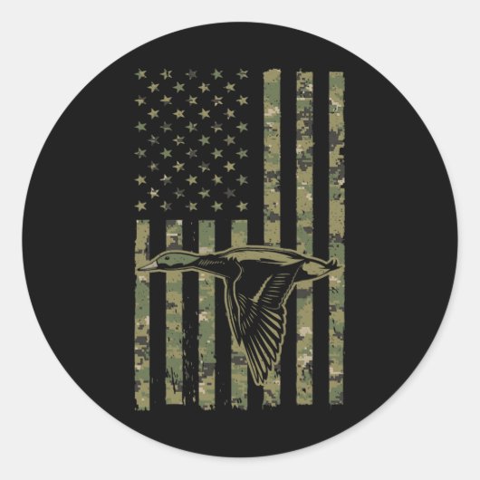 ダッククール狩りデザイン男性へウィメンワイルドライフデュュ ラウンドシール (正面)