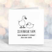 ダックグースファームの住所2 セルフインキングスタンプ