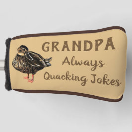 ダックゴルフパターヘッドカバー ゴルフヘッドカバー