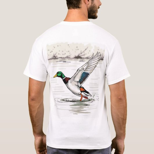 ダックシャツ Tシャツ (裏面)
