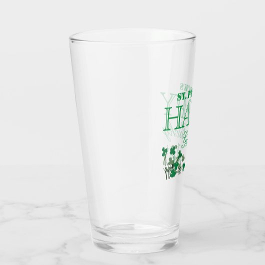 ダックシャムロックハッピーゴーラッキーセントパトリックの日 タンブラーグラス (右)