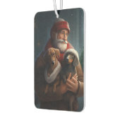 ダックシュントとサンタクロースフェスティバルクリスマス カーエアーフレッシュナー (左)