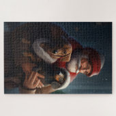 ダックシュントとサンタクロースフェスティバルクリスマス ジグソーパズル (横)