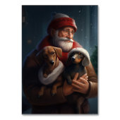 ダックシュントとサンタクロースフェスティバルクリスマス テーブルナンバー (裏面)