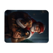 ダックシュントとサンタクロースフェスティバルクリスマス マグネット (横)