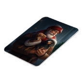 ダックシュントとサンタクロースフェスティバルクリスマス マグネット (左側)