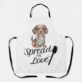 ダックシュントは愛を広めた エプロン (正面)