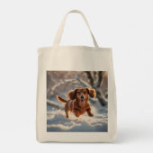 ダックシュントエレガントグロッサートバッグ トートバッグ (裏面)