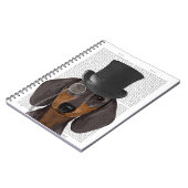 ダックシュントフォーマル、ハウンド、ハット ノートブック (左側)