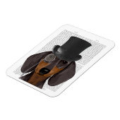 ダックシュントフォーマル、ハウンド、ハット マグネット (左側)