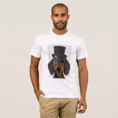 ダックシュントフォーマル、ハウンド、ハット Tシャツ (正面フル)