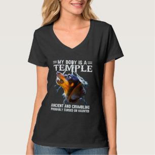 ダックシュント私の体は古代とクラムブリンの寺院である Tシャツ