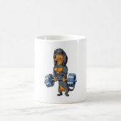 ダックシュント重量挙げ コーヒーマグカップ (中央)