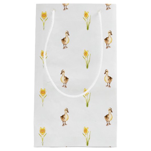 ダックスとダフォジルの春 スモールペーパーバッグ (正面)