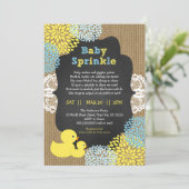 ダックスとダリアスベビーの散水招待 招待状 (スタンド正面)