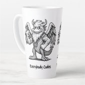 ダックスとドラゴンズの歌ラテマグ カフェラテマグ (左アングル)