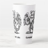 ダックスとドラゴンズの歌ラテマグ カフェラテマグ (正面)