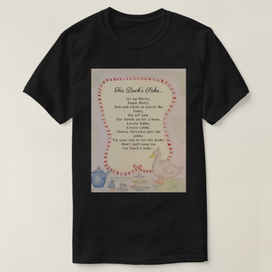 ダックスのために Tシャツ (デザイン正面)