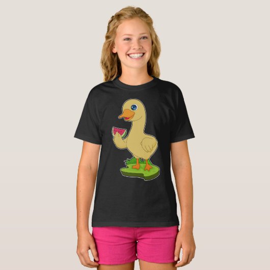 ダックスイカ Tシャツ (正面フル)