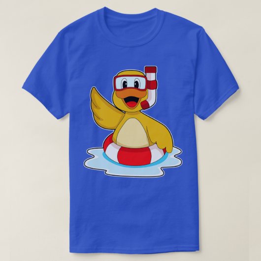 ダックスイミングライフブイ Tシャツ (デザイン正面)