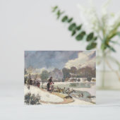 ダックスインザボワドゥブーローニュ ポストカード (スタンド正面)