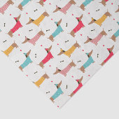 ダックスインセーターのホリデーパターン 薄葉紙 (詳細)