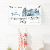 ダックスウッドランドフォレスト自然18thバースデーパーティー 横断幕 (インサイチュ)