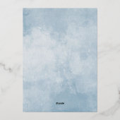 ダックスウッドランドフォレスト自然40th誕生日パーティー 箔招待状 (裏面)