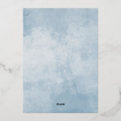 ダックスウッドランドフォレスト自然70th誕生日パーティー 箔招待状 (裏面)