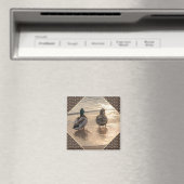 ダックスオンビーチ風光明媚な茶色の磁石 マグネット (インサイチュ (食洗機))