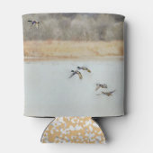 ダックスオ飛んでいるーバーレイクアートクーラーボックス 缶クーラー (裏面)