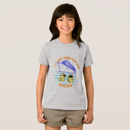 ダックスクルーズに来たばかりだ トライブレンドＴシャツ (正面全面)