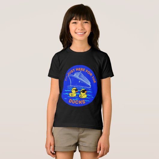 ダックスクルーズに来たばかりだ トライブレンドＴシャツ (正面全面)