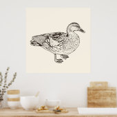 ダックスケッチ ポスター (キッチン)