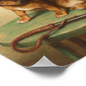 ダックスシャントの子犬 | カール・ライチェルト ポスター (角)