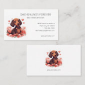 ダックスシャントパピスドッグブリーダー 名刺 (正面/裏面)