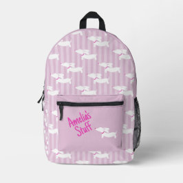 ダックスシャント前夜治療と供給バッグ プリントバックパック