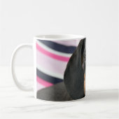 ダックスシャント子犬ペットキャニンアニマル コーヒーマグカップ (左)