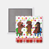 ダックスシャント弦楽団 マグネット (正面/裏面)