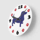 ダックスシャント時計 ラウンド壁時計 (傾斜)