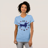 ダックスシャント時計 Tシャツ (正面フル)