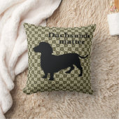 ダックスシャント物化粧枕 クッション (ブランケット)