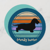 ダックスシャント荒髪 – シルエット1 (正面/裏面)